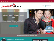 Tablet Screenshot of heartfeltbooks.com